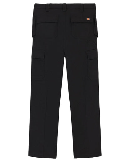 Black Coloured Dickies Mens Everyday Holster Trousers on White Background
