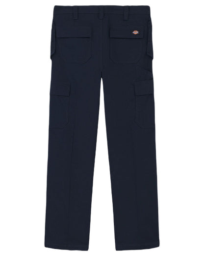Dark Navy Coloured Dickies Mens Everyday Holster Trousers on White Background
