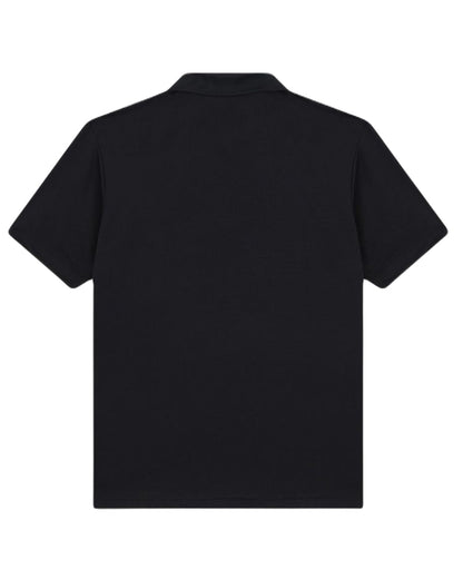 Black Coloured Dickies Mens Everyday Polo Shirt on White Background
