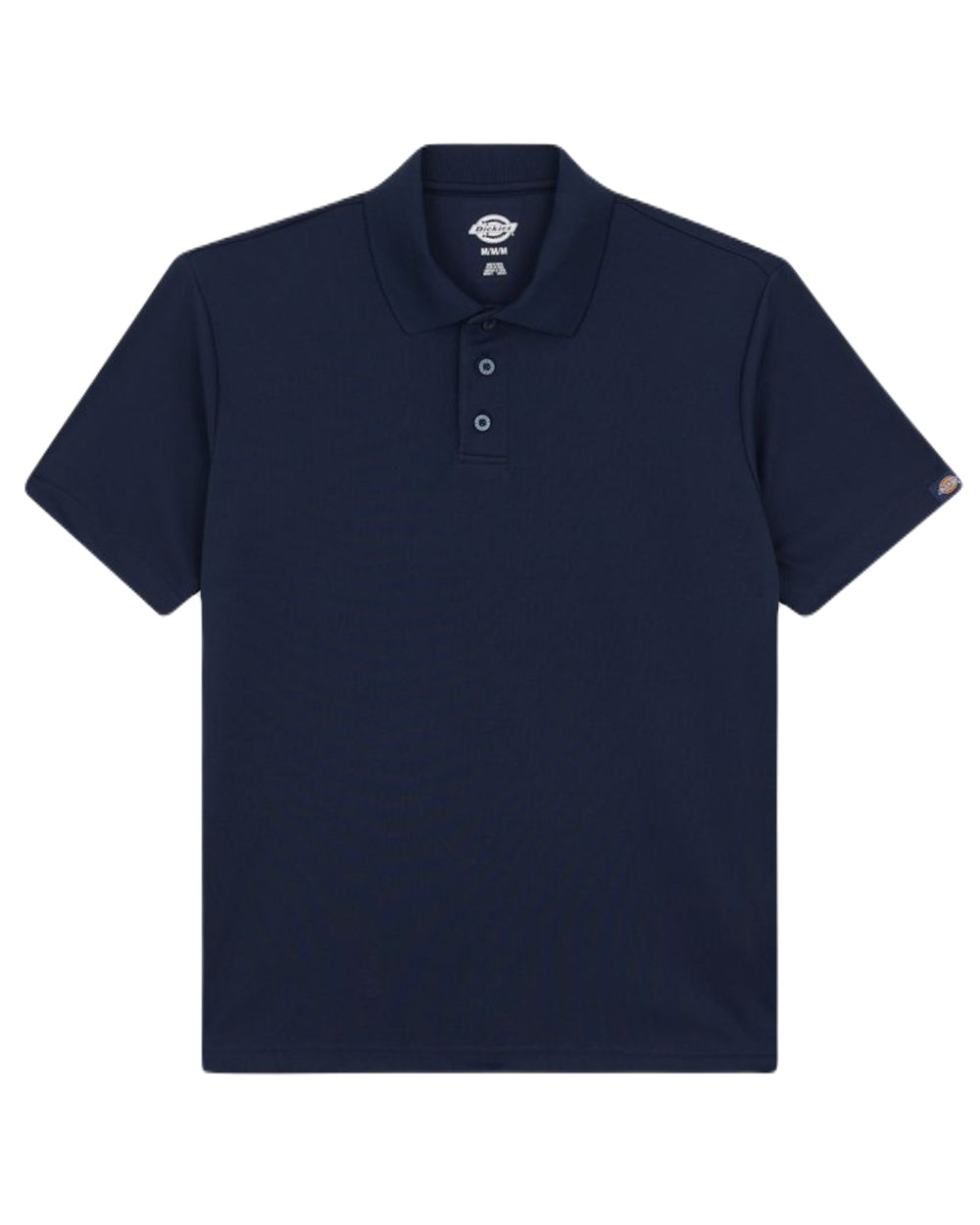 Night Navy Coloured Dickies Mens Everyday Polo Shirt on White Background
