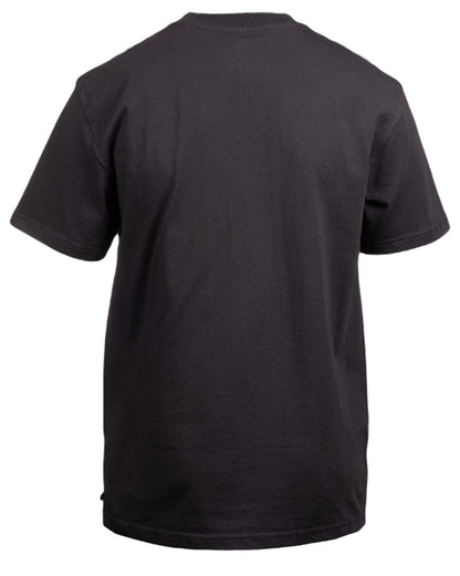 Black Coloured Dickies Mens Everyday Short Sleeve Tee on White Background
