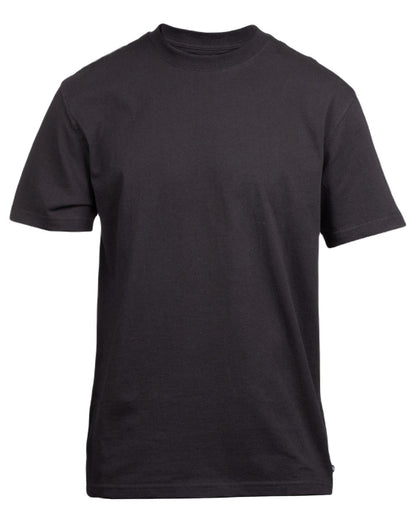 Black Coloured Dickies Mens Everyday Short Sleeve Tee on White Background
