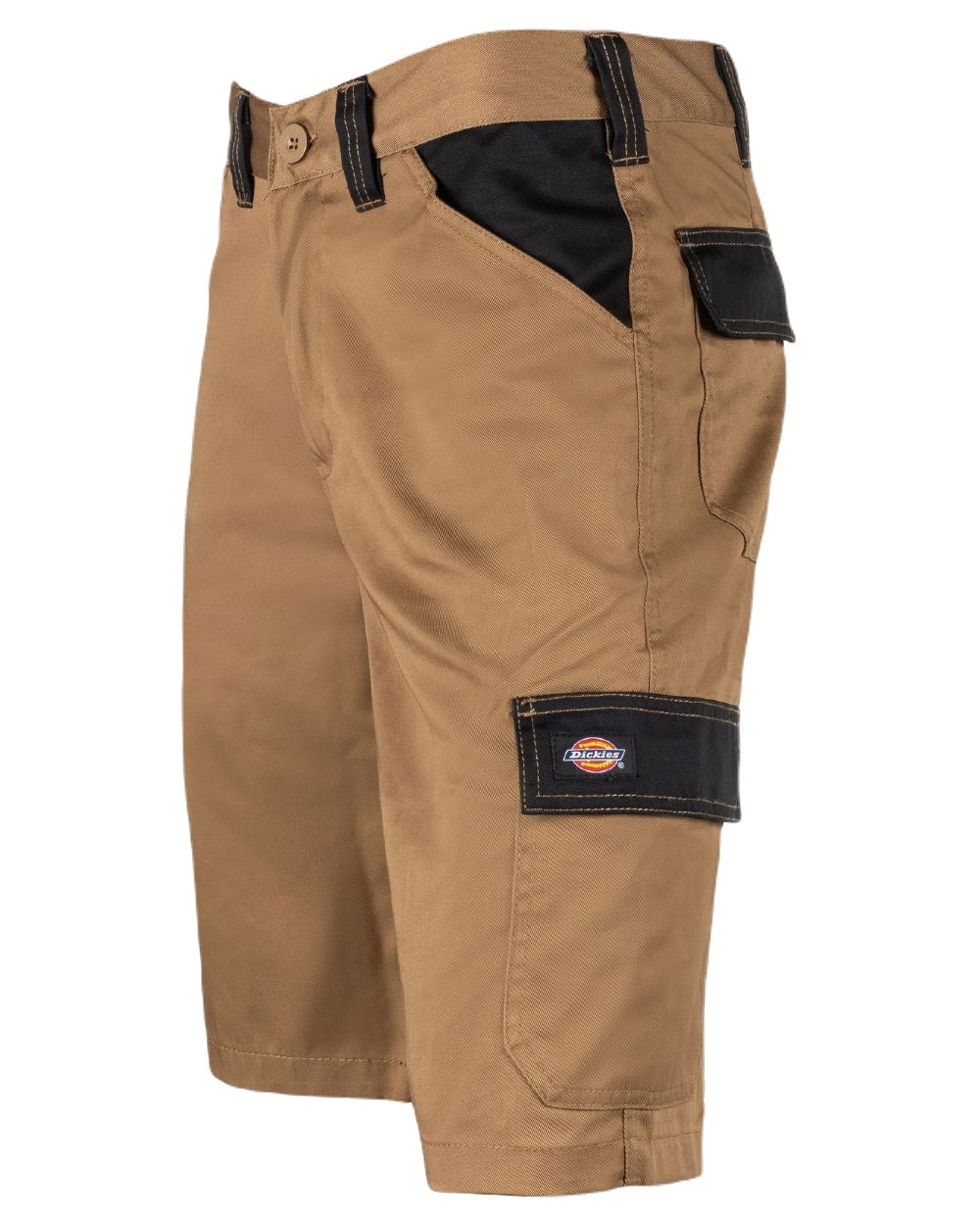 Antique Penny Black Coloured Dickies Mens Everyday Shorts on White Background
