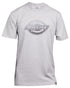 Heather Grey Coloured Dickies Mens Short Sleeve Logo Graphic T-Shirt 2 on White Background
