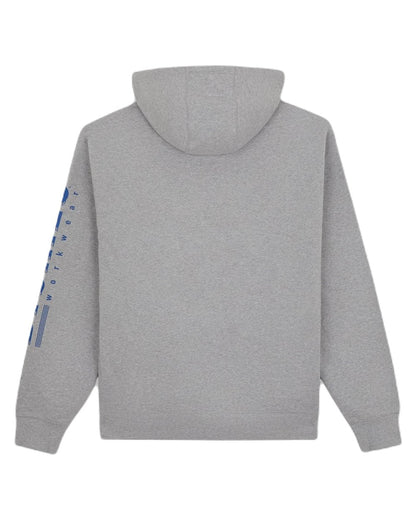 Heather Grey Coloured Dickies Mens Water Repellent Workwear Graphic Hoodie on White Background
