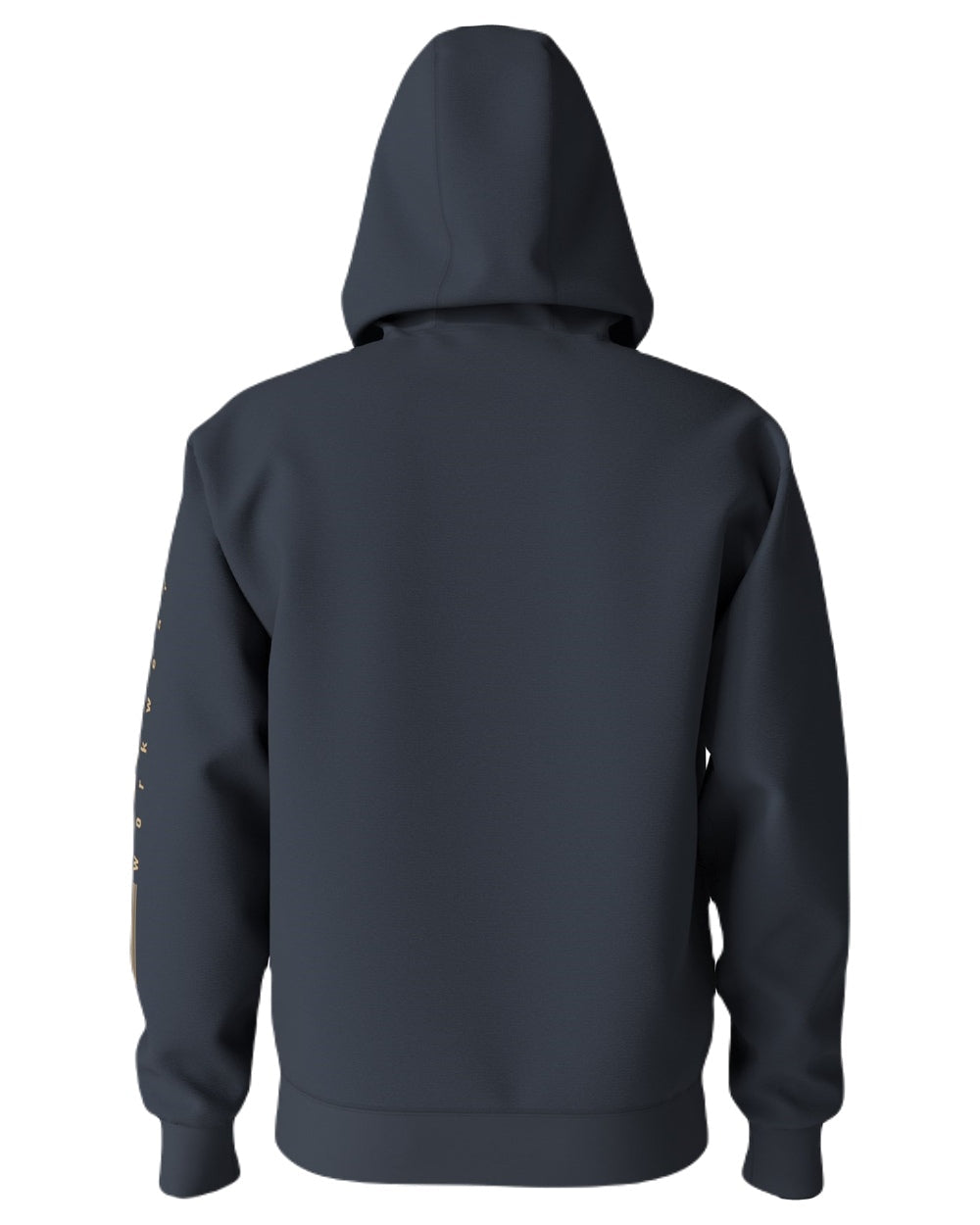 Ink Navy Coloured Dickies Mens Water Repellent Workwear Graphic Hoodie on White Background
