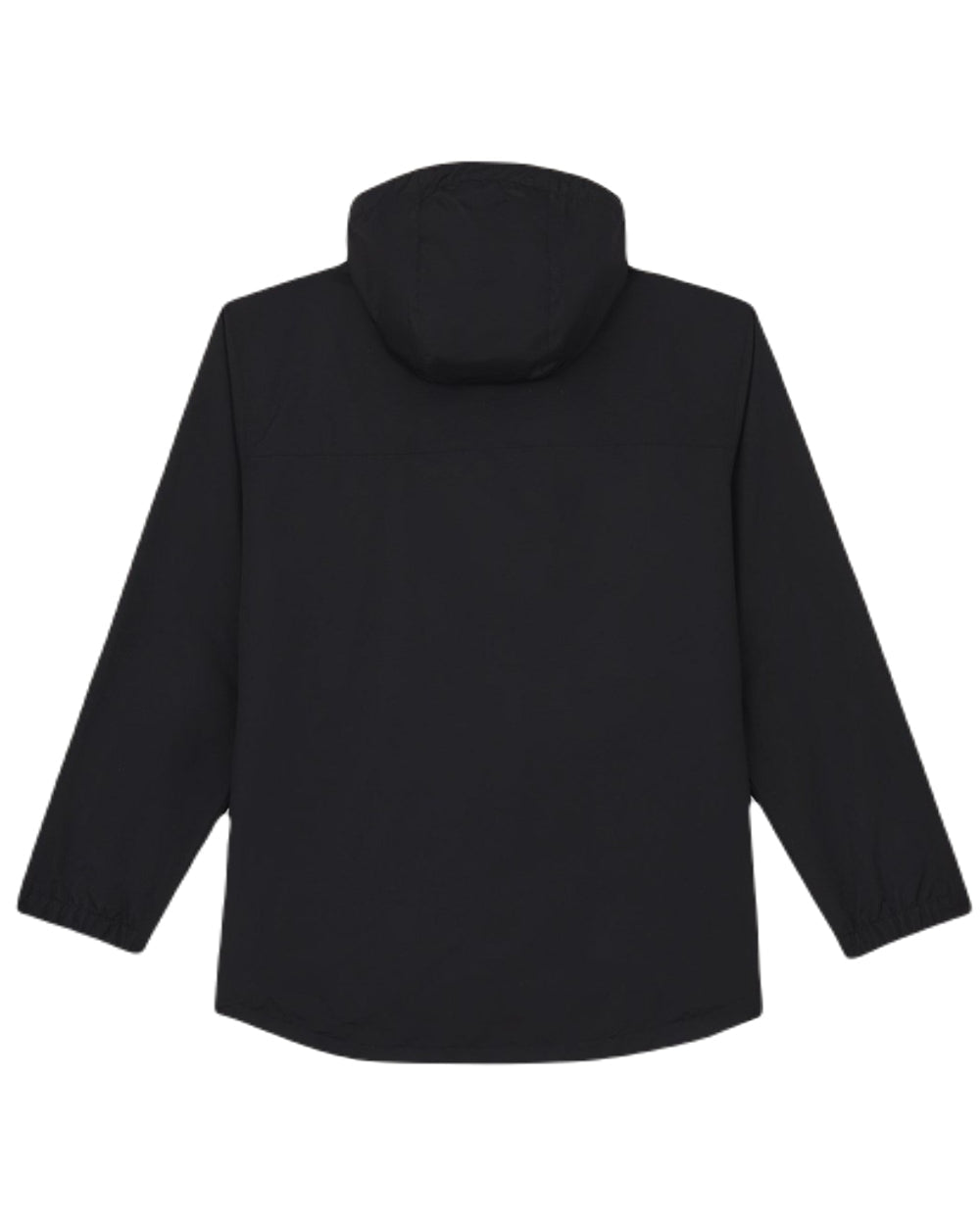 Black Coloured Dickies Mens Waterproof Rain Jacket on White Background
