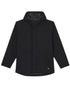 Black Coloured Dickies Mens Waterproof Rain Jacket on White Background
