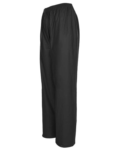 Black Coloured Fort Airflex Waterproof Breathable Trousers On A White Background 