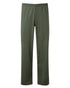 Olive Coloured Fort Airflex Waterproof Breathable Trousers On A White Background 