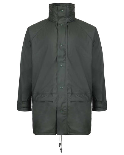 Green Coloured Fort Flex Jacket On A White Background 