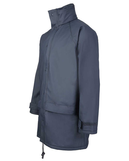 Navy Blue Coloured Fort Flex Jacket On A White Background 