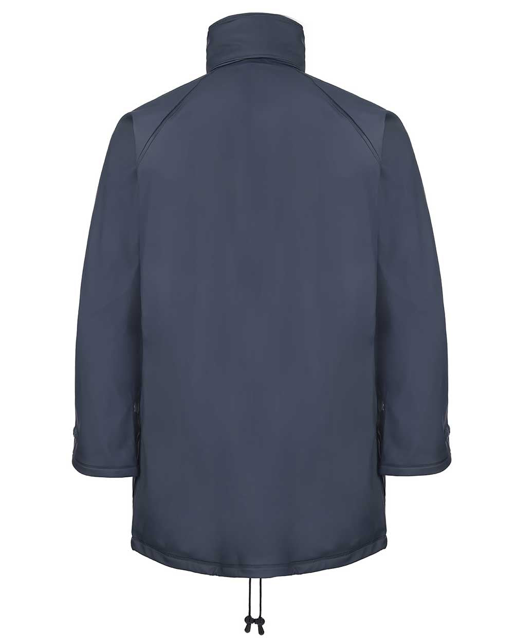 Navy Blue Coloured Fort Flex Jacket On A White Background 