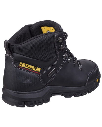 Black Coloured Caterpillar Framework Safety Boot ST S3 HRO SRA On A White Background 