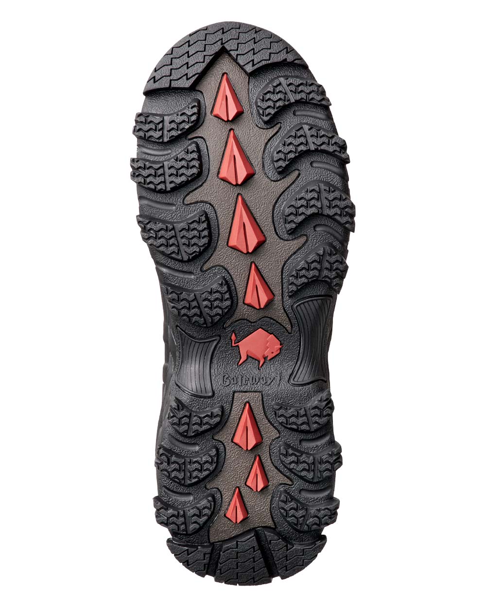 Black coloured Gateway1 Woodwalker 18" 4mm Wellingtons Sole on White background 