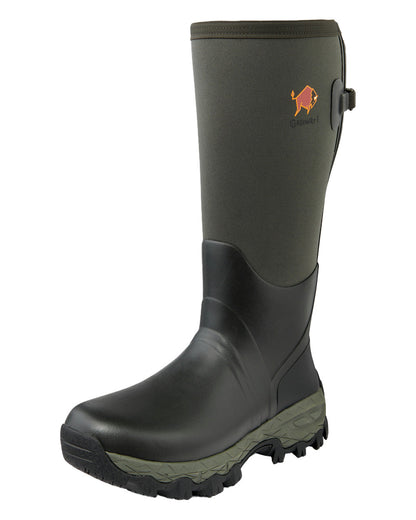 Forest coloured Gateway1 Woodwalker 18&quot; 4mm Wellingtons on White background 