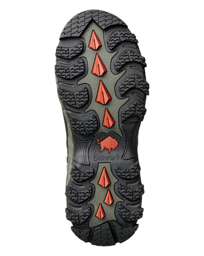 Forest coloured Gateway1 Woodwalker 18&quot; 4mm Wellingtons Sole on White background 