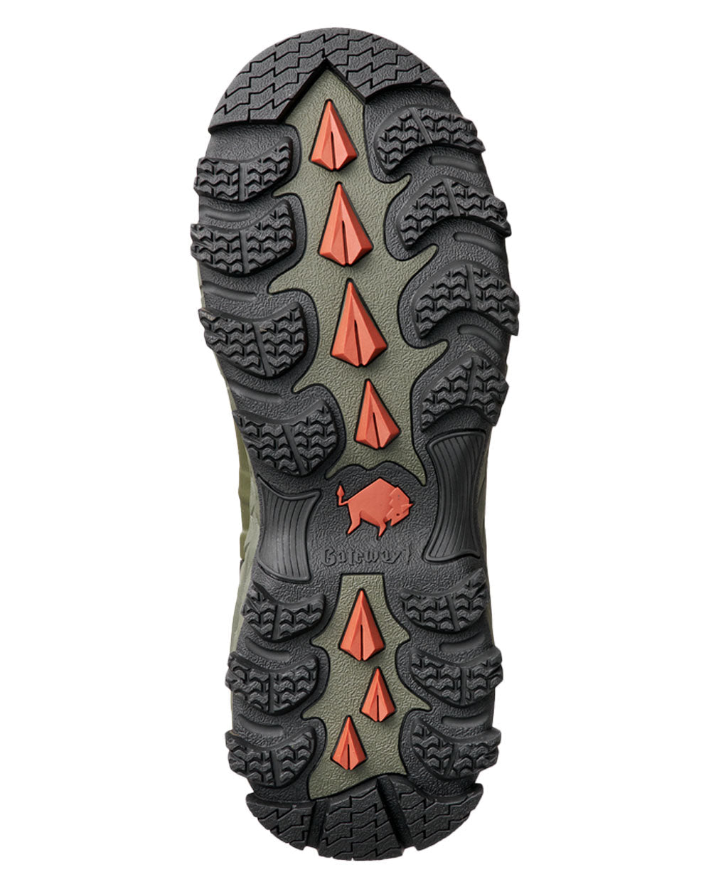 Khaki coloured Gateway1 Woodwalker 18" 4mm Wellingtons Sole on White background 
