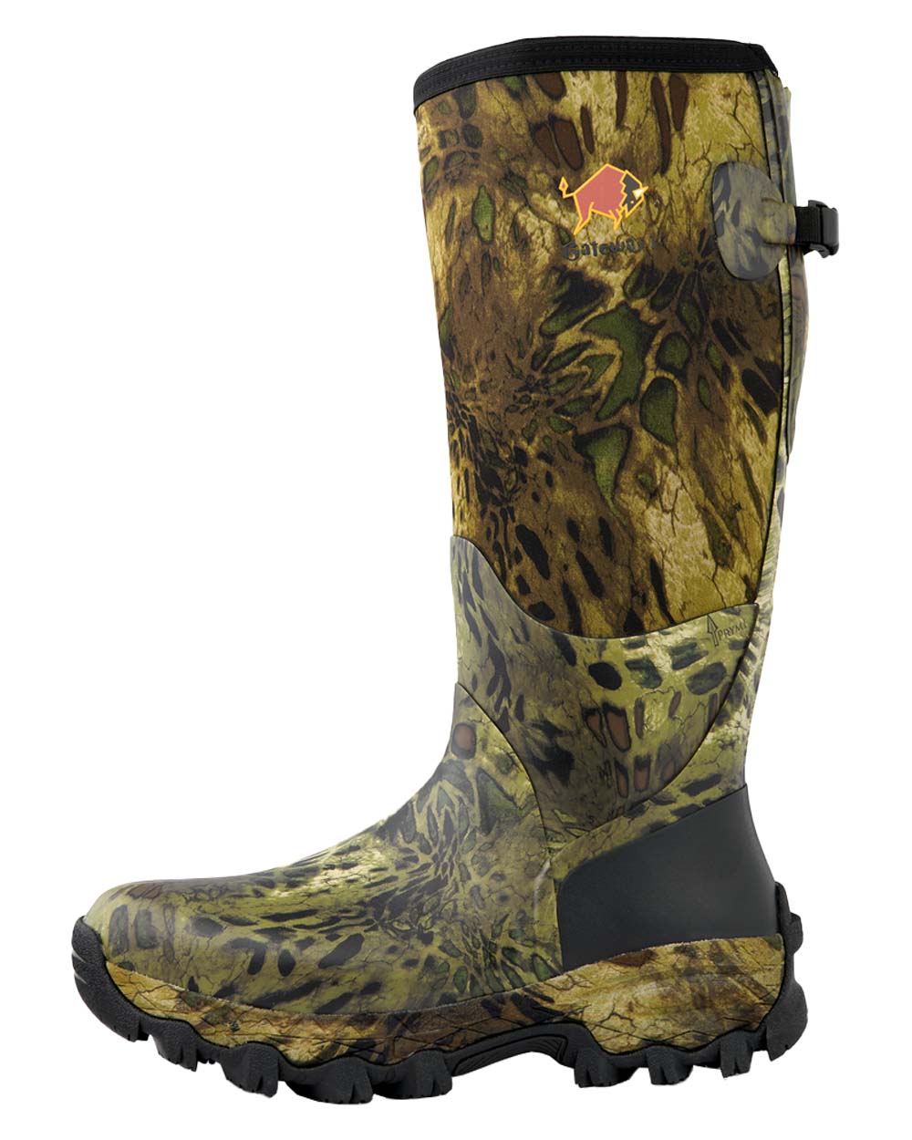 Prym1 Woodlands coloured Gateway1 Woodwalker 18" 4mm Wellingtons on White background 