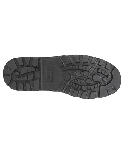 Black Coloured Grafters G-Force Combat Boots on White Background
