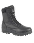Black Coloured Grafters Top Gun Combat Boots on White Background
