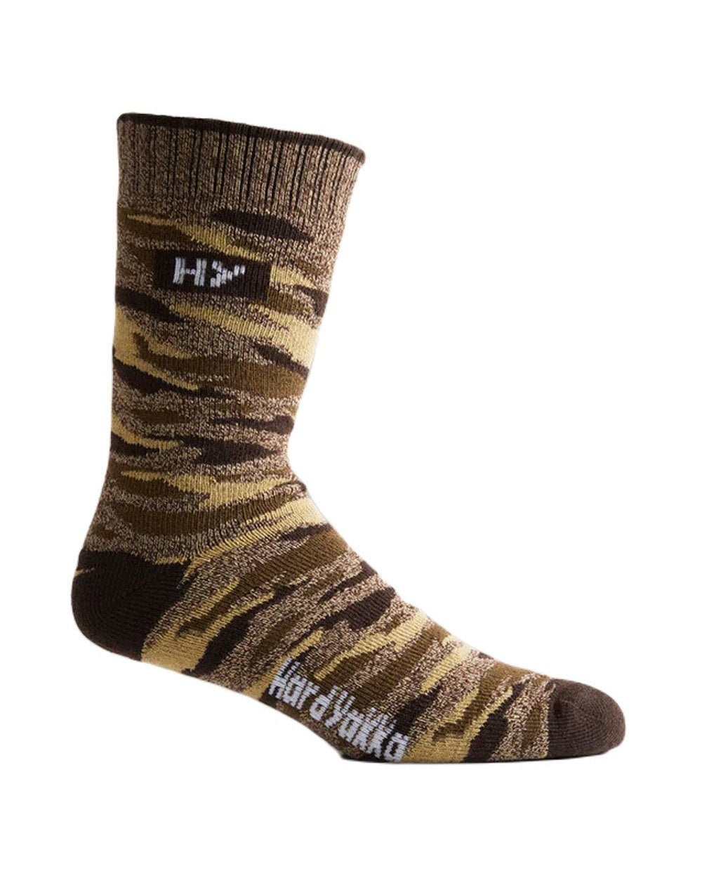 Multi Coloured Hard Yakka Crew Socks and Beanie Bundle on White Background
