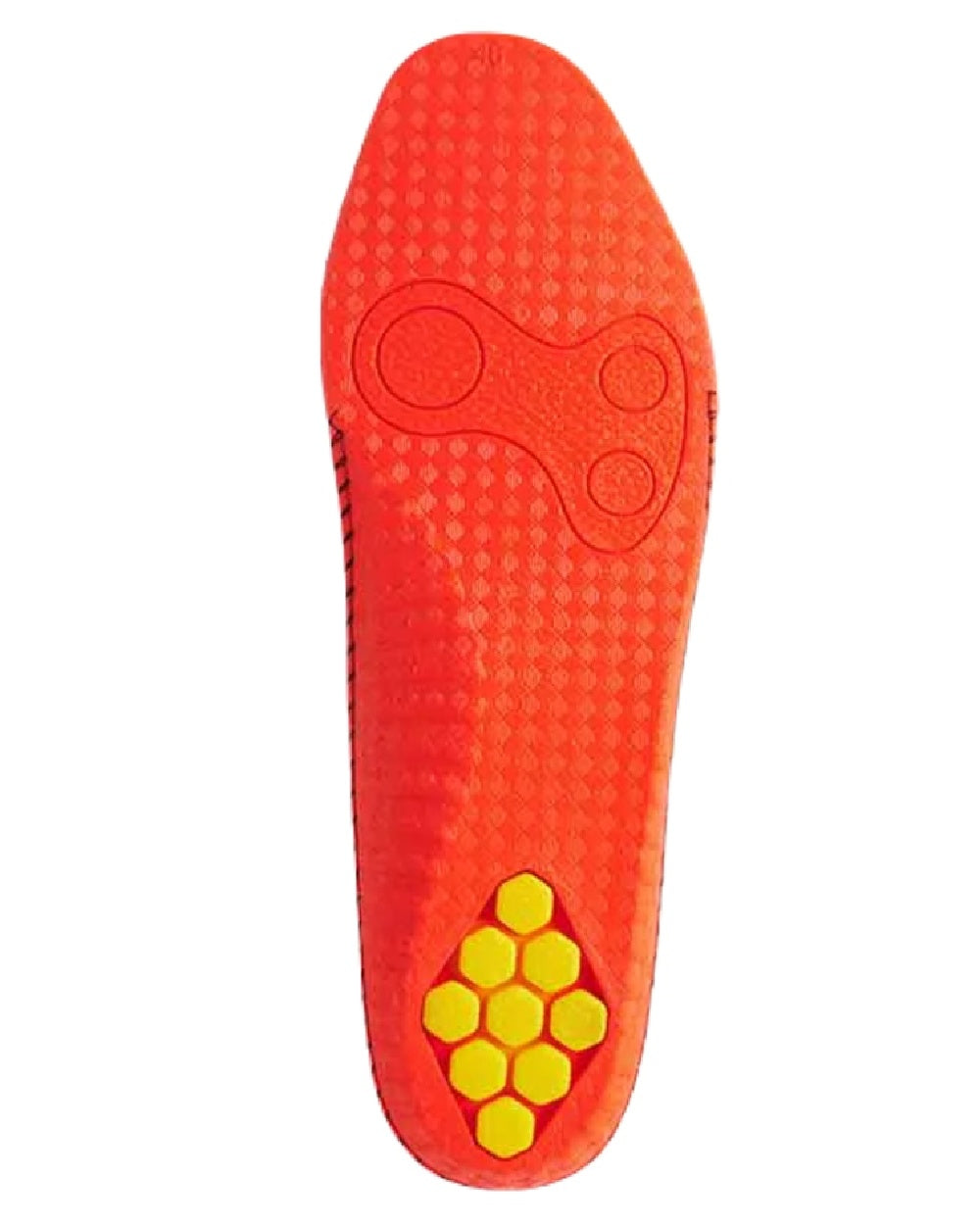 Black Coloured Hard Yakka Insoles on White Background
