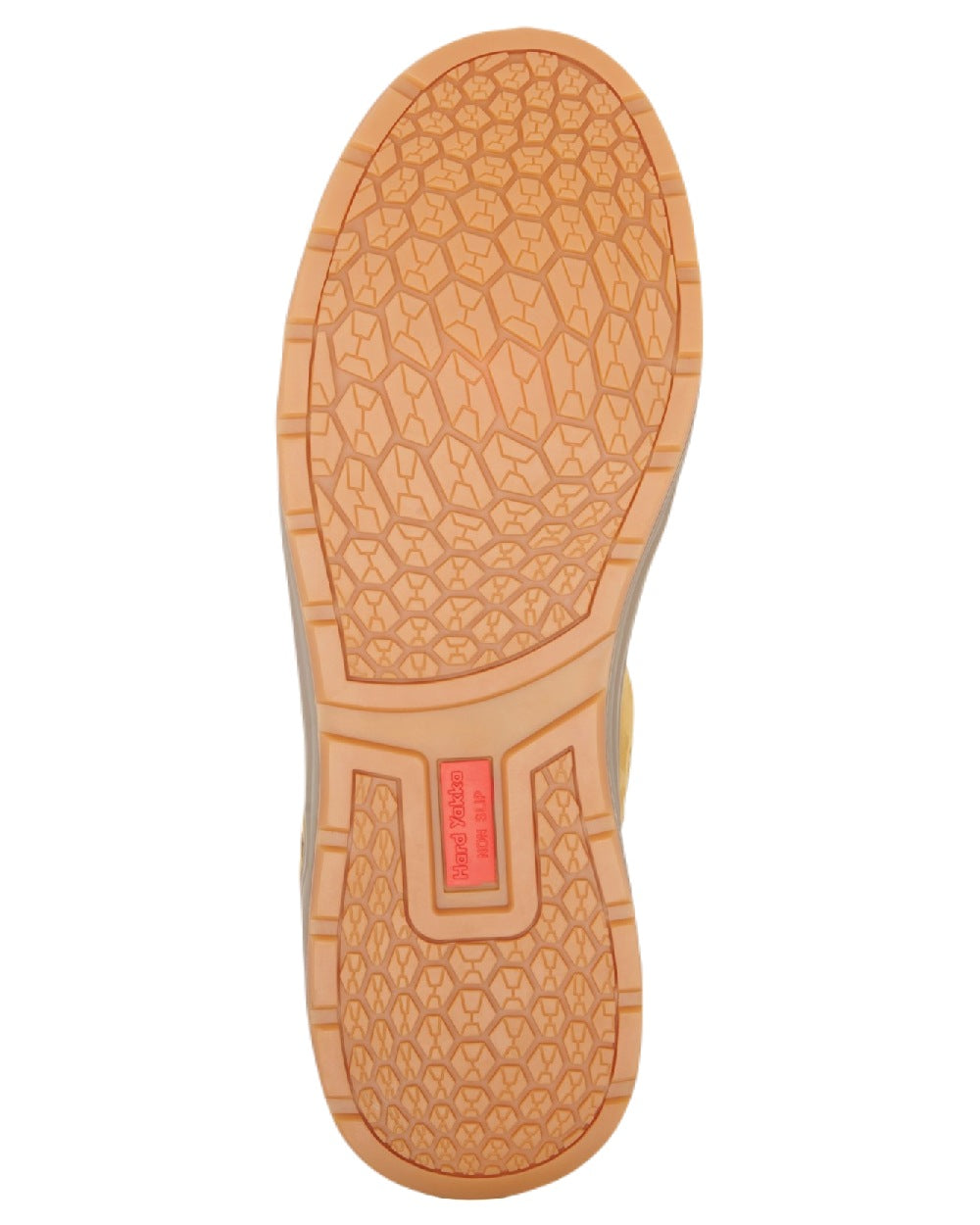 Wheat Coloured Hard Yakka Mens 3056 S7S 6 Safety Boots on White Background
