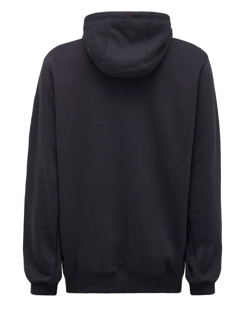 Grey Marle Coloured Hard Yakka Mens Brushed Fleece Hoodie on White Background
