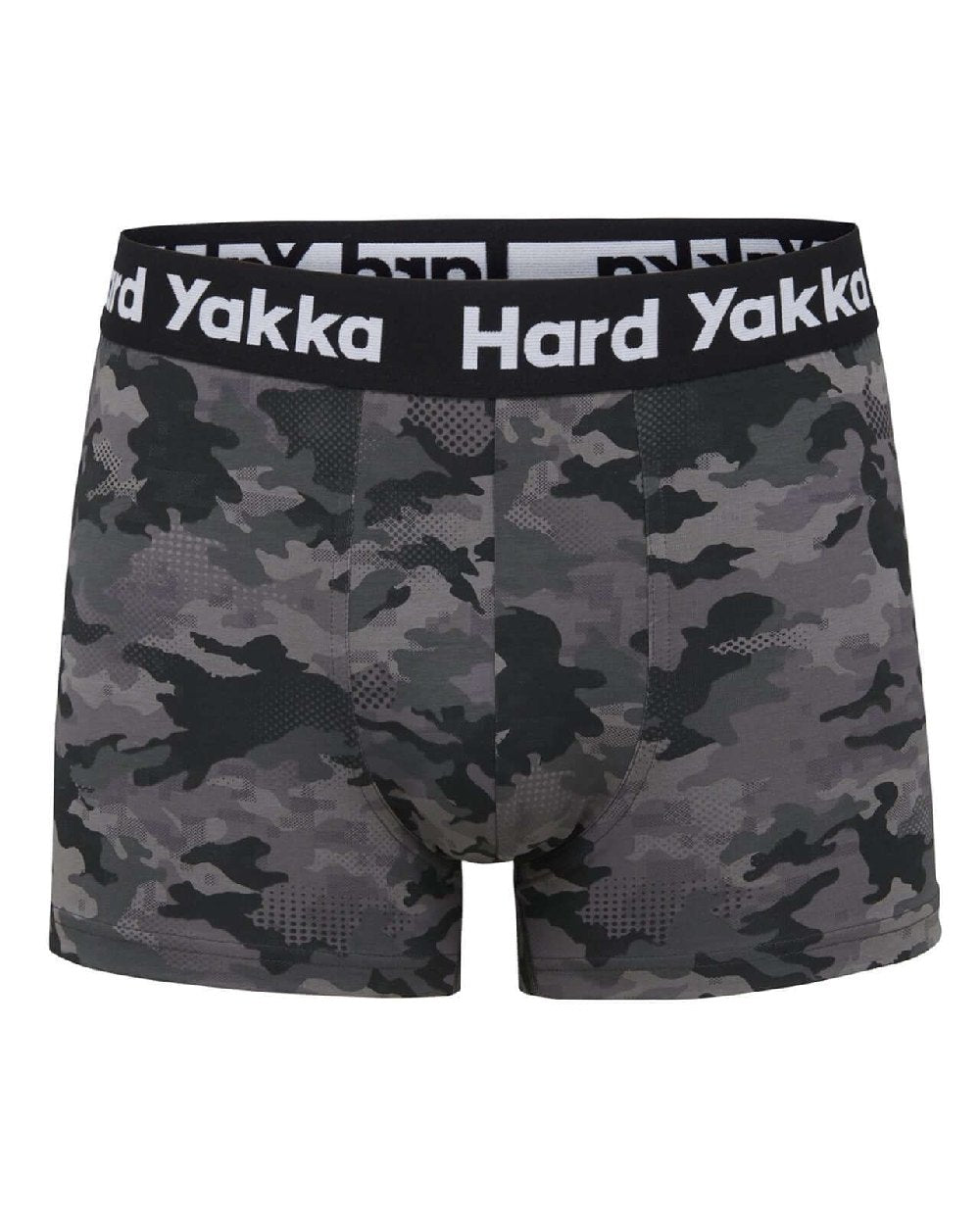 Multi Coloured Hard Yakka Mens Cotton Trunk Five Pack on White Background
