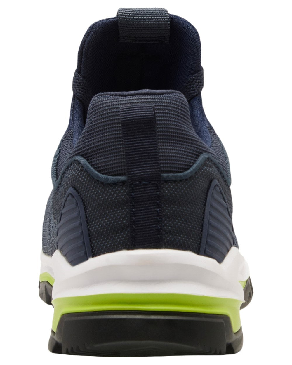 Navy Coloured Hard Yakka Mens Icon PR Sport Safety Trainers on White Background
