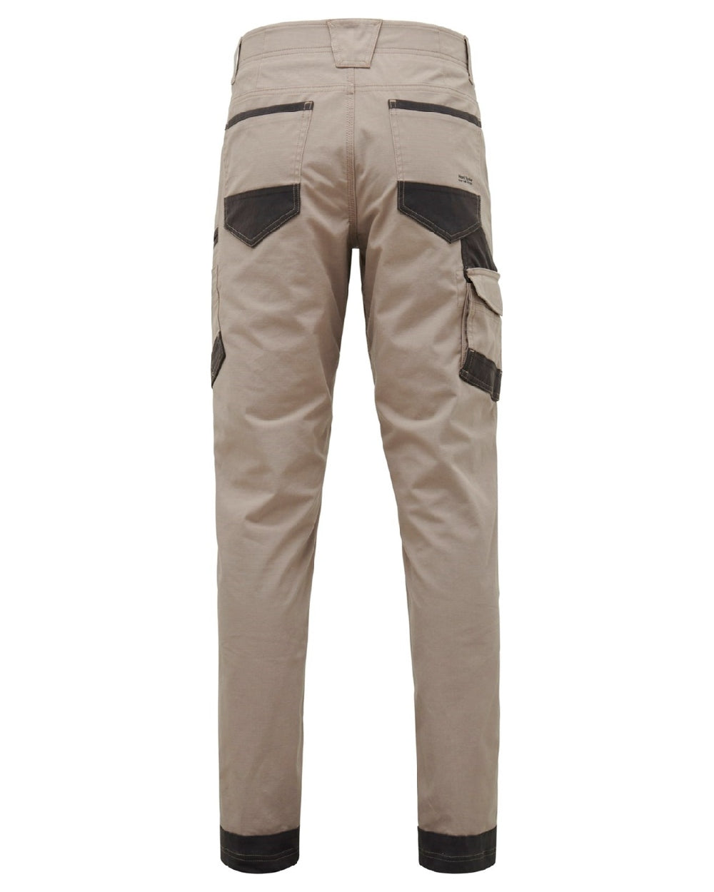 Desert Coloured Hard Yakka Mens Raptor Active Trousers on White Background
