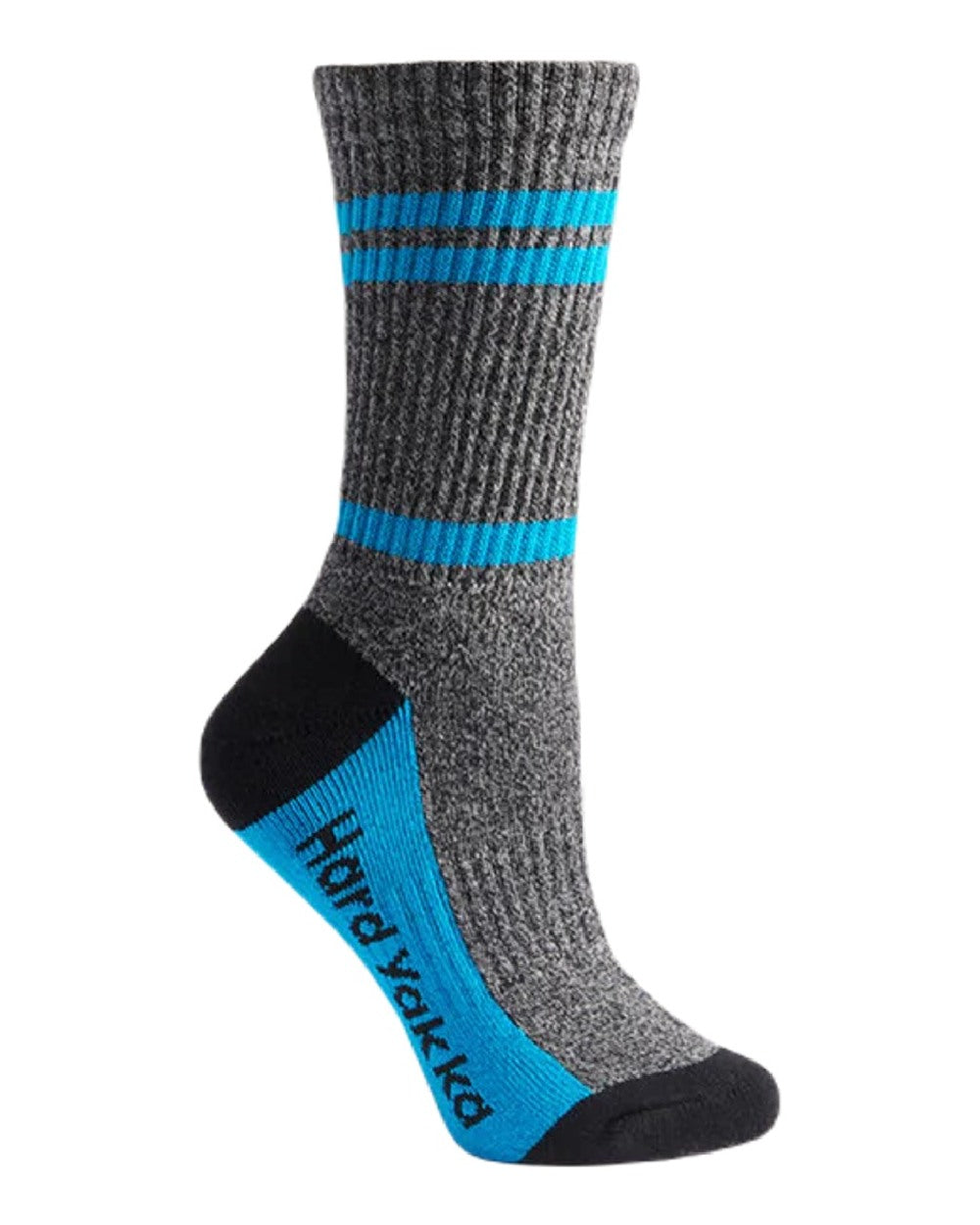 Multi Coloured Hard Yakka Womens Crew Multi Pack Work Socks on White Background