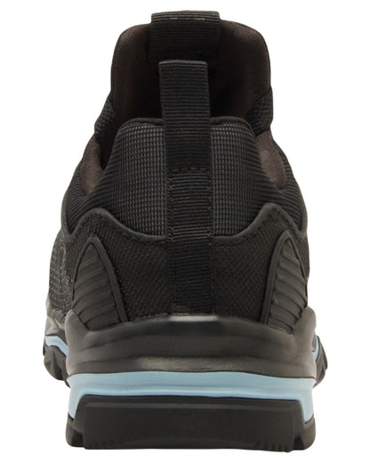 Black Blue Coloured Hard Yakka Womens Icon Safety Trainers on White Background
