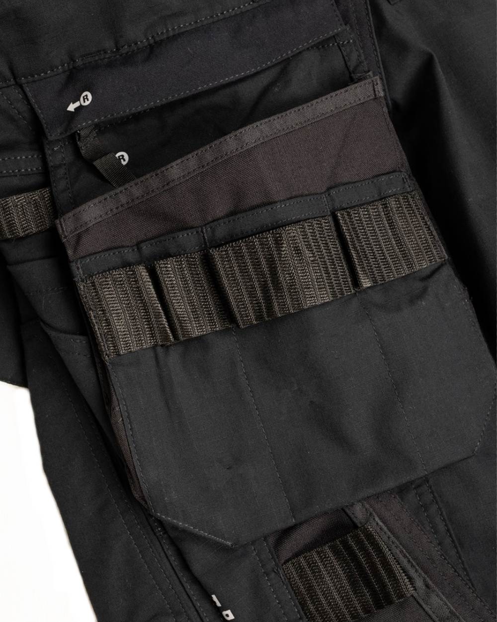 Black Coloured Hard Yakka Xtreme 2.0 Trousers on White Background
