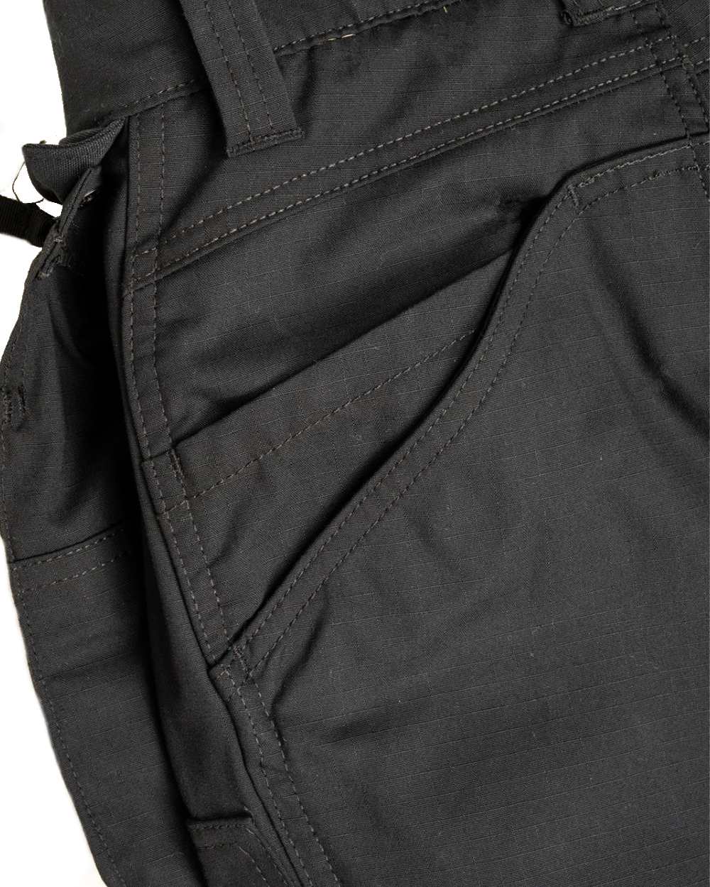 Black Coloured Hard Yakka Xtreme 2.0 Trousers on White Background
