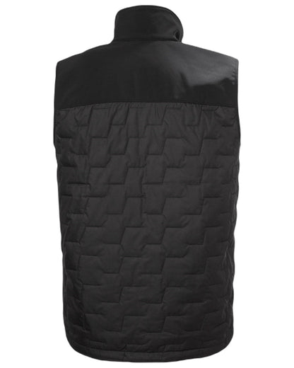 Black Coloured Helly Hansen Mens Kensington Lifaloft Vest on White Background
