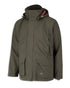 Fern Green coloured Hoggs of Fife Culloden Waterproof Field Jacket on white background 