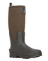 Bark Olive Coloured Hoggs of Fife Newport Neoprene 5mm Wellingtons on White Background
