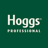 Hoggs Professional Work wear. Cream text on a green background logo.