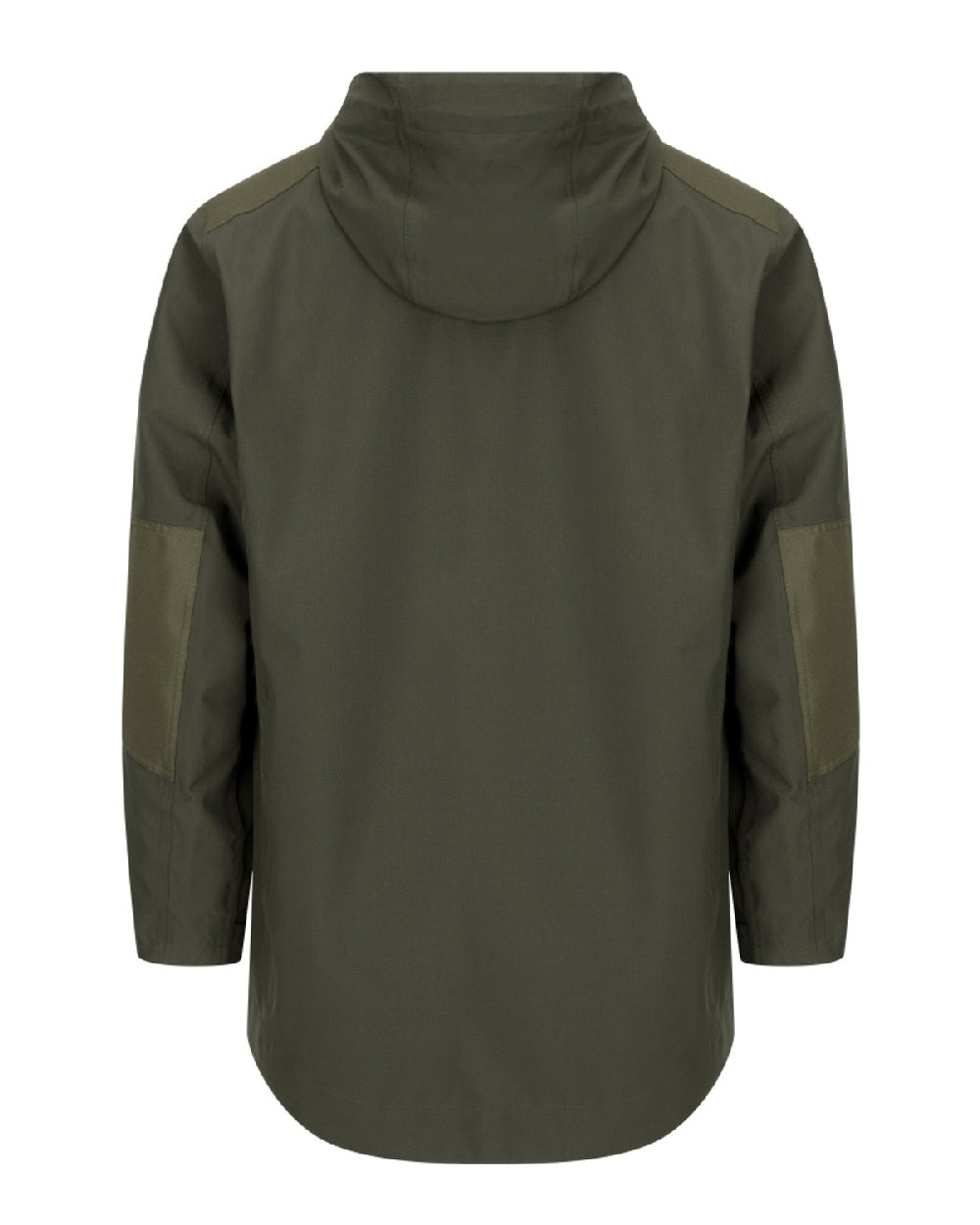 Green coloured Hoggs of Fife Green King II Waterproof Smock on white background 