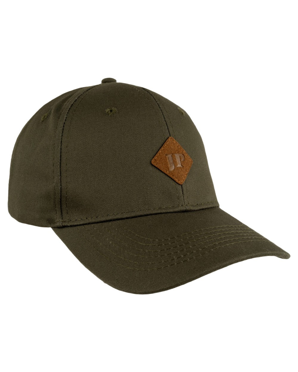 Olive Brown Coloured Jack Pyke Dalesman Baseball Hat on White Background
