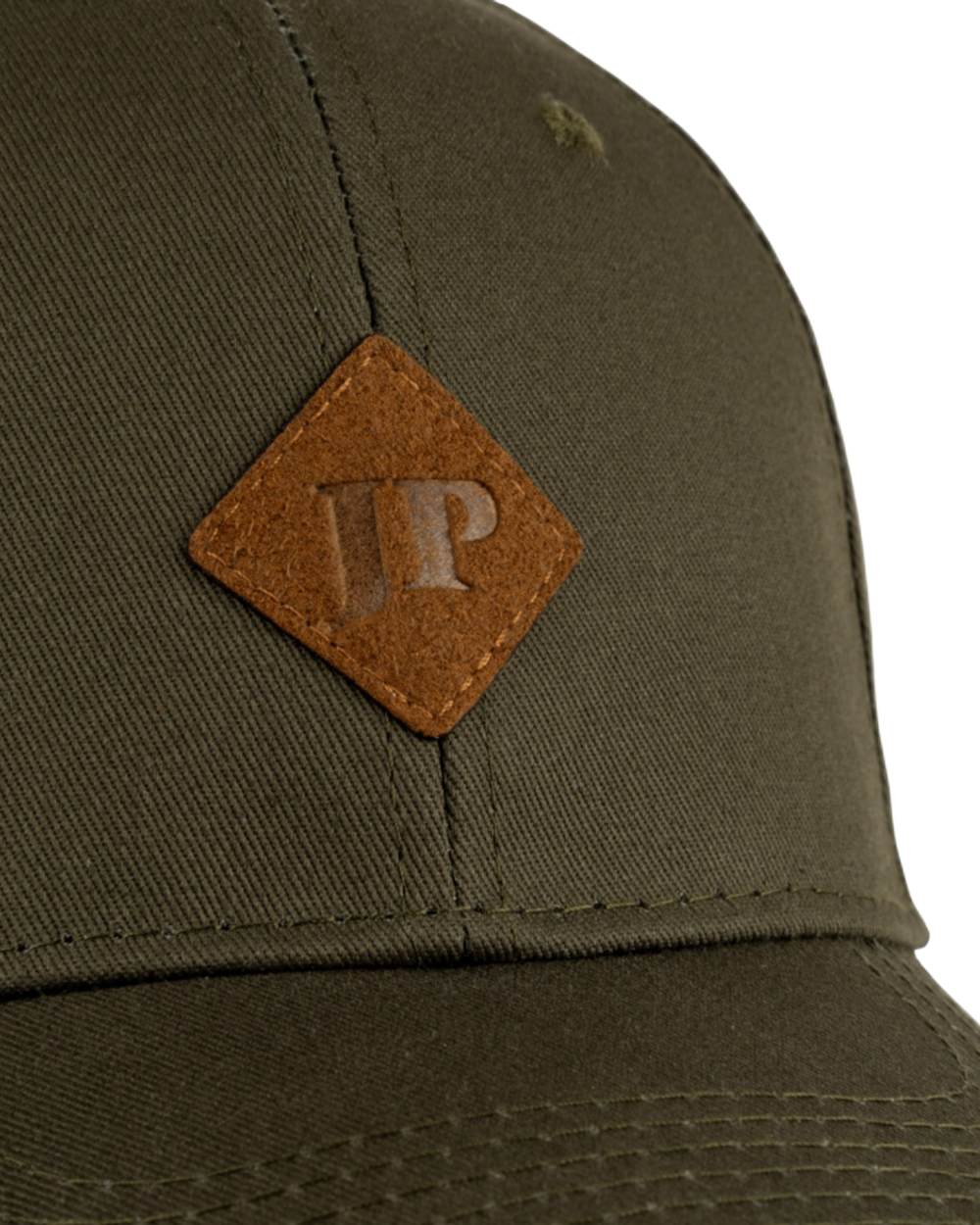 Olive Brown Coloured Jack Pyke Dalesman Baseball Hat on White Background
