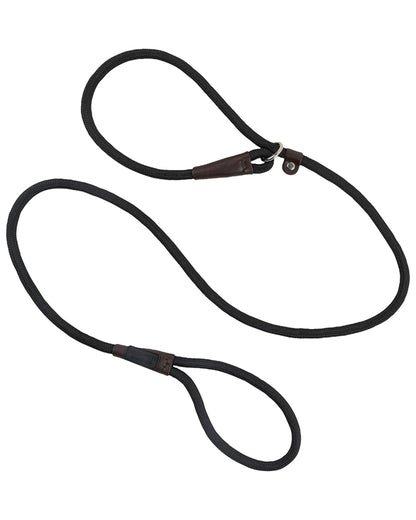 Black coloured Jack Pyke Dog Slip Lead on white background 