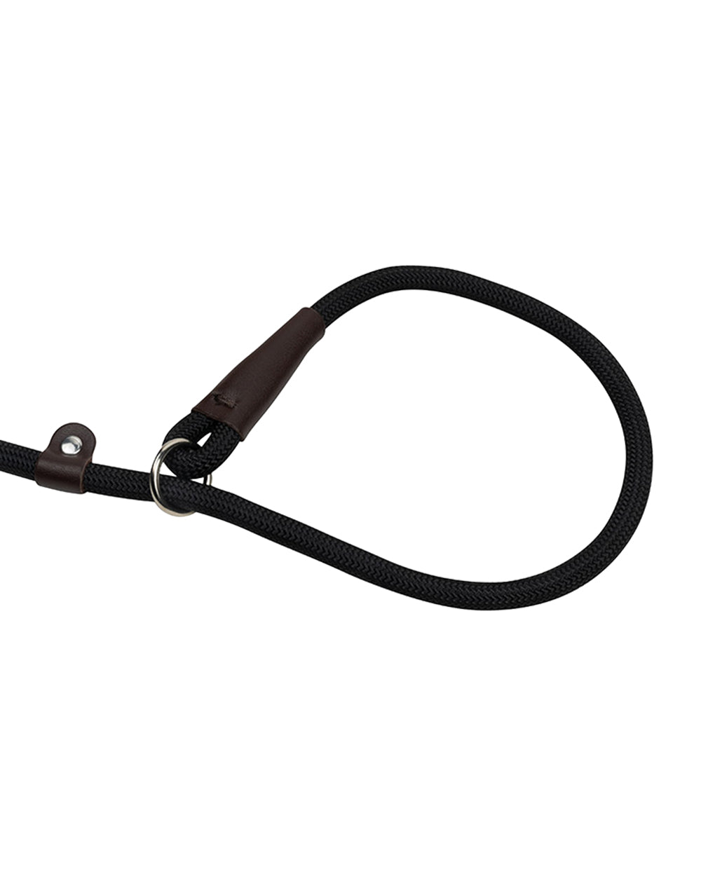 Black coloured Jack Pyke Dog Slip Lead on white background 