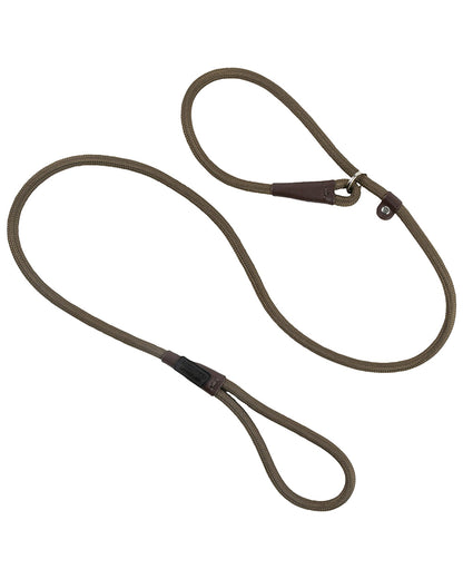 Olive coloured Jack Pyke Dog Slip Lead on white background 