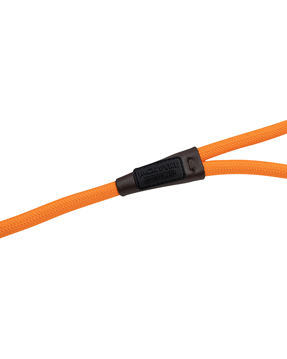 Orange coloured Jack Pyke Dog Slip Lead on white background 