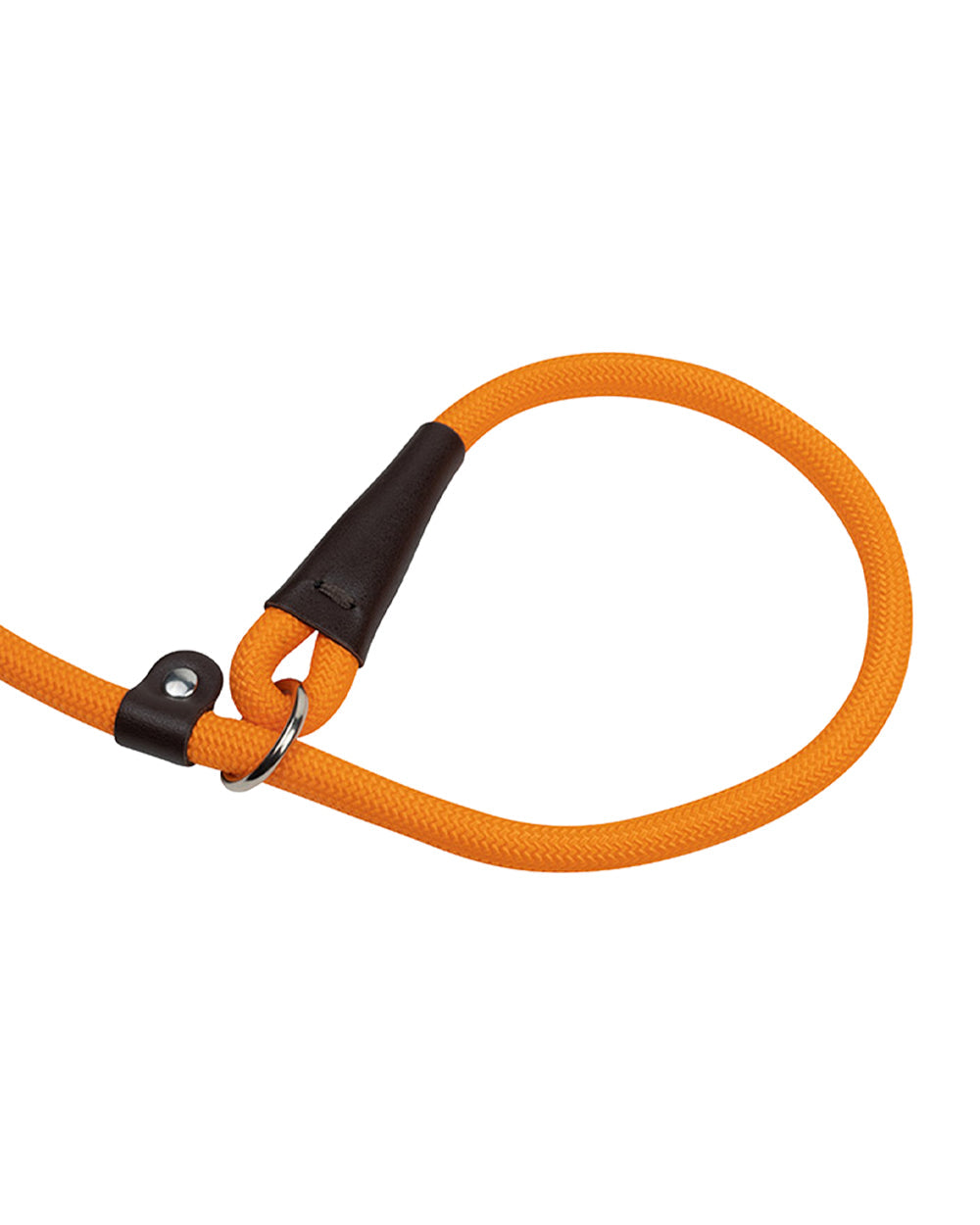 Orange coloured Jack Pyke Dog Slip Lead on white background 