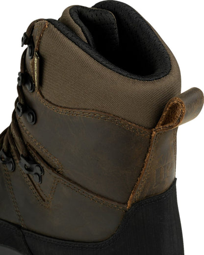 Brown Coloured Jack Pyke Field Boots on White Background
