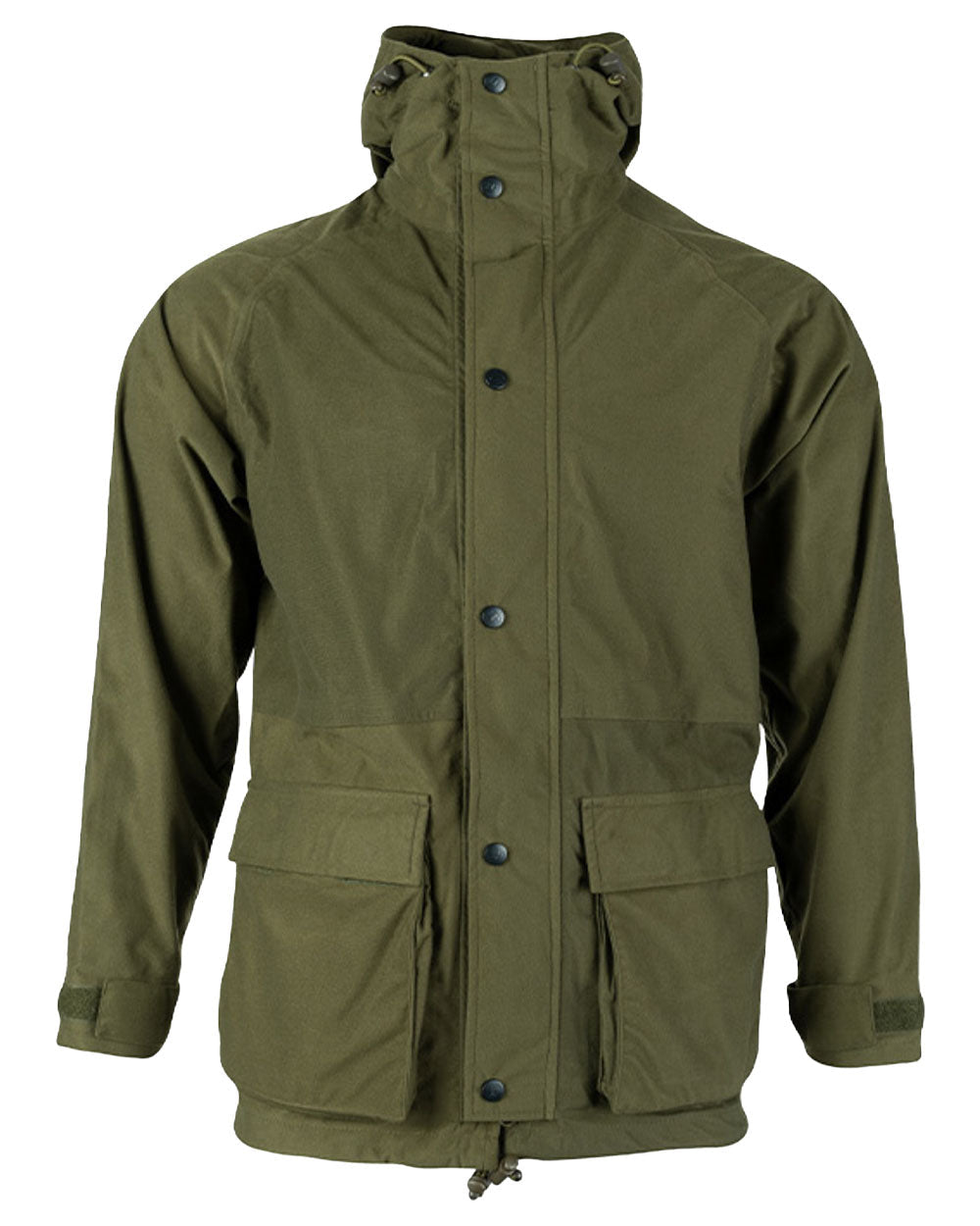 Green coloured Jack Pyke Rannock Jacket on White background 